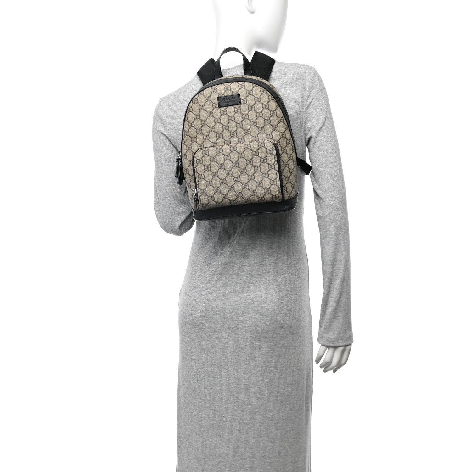 Gucci GG Supreme Monogram Small Eden Day Backpack Black 2 of 7