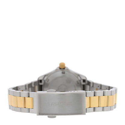 Tag Heuer Stainless Steel 18K Yellow Gold Diamond Mother of Pearl 27mm Aquaracer Lady Quartz Watch WBD1422 3 of 5