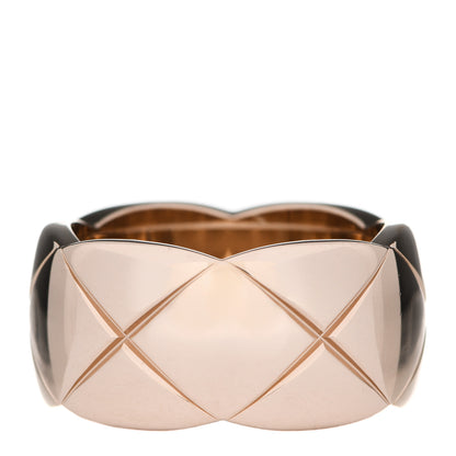 Chanel 18K Beige Gold Large Coco Crush Ring 59 8.75 1 of 6