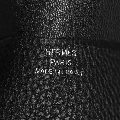 Hermes Togo Dogon Compact Wallet Black 6 of 8