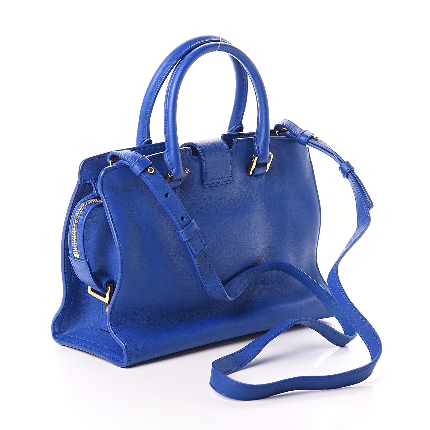 Calfskin Monogram Baby Cabas Blue Majorelle