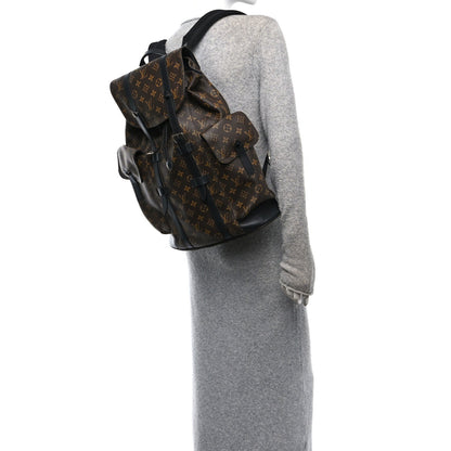 Louis Vuitton Monogram Macassar Christopher PM Backpack 2 of 7