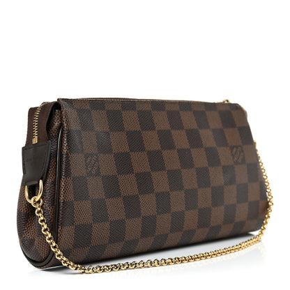 Louis Vuitton Damier Ebene Eva Clutch 2 of 8