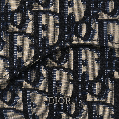 Christian Dior Oblique Arm Pouch Blue 7 of 9