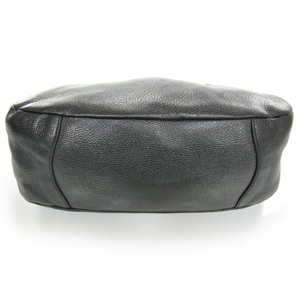 Prada Deerskin Shoulder Bag Black 4 of 11