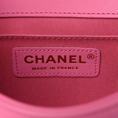 Chanel Calfskin Quilted Small Boy Flap Pink 10 of 13