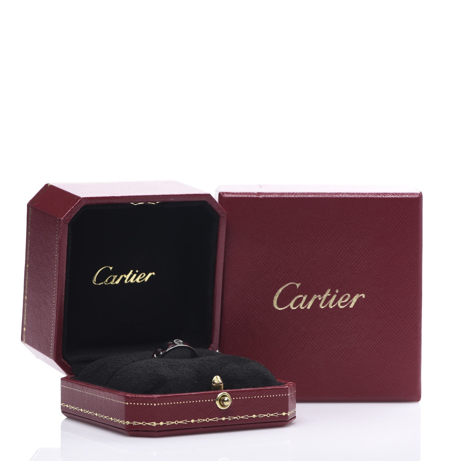 Cartier 18K White Gold 5.5mm LOVE Ring 52 6 5 of 5