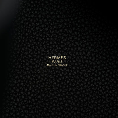 Hermes Taurillon Clemence Picotin Lock 22 MM Black 6 of 9