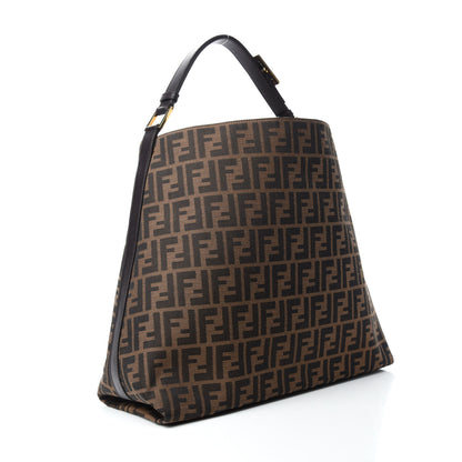 Fendi Zucca Large Hobo Tobacco 3 of 10