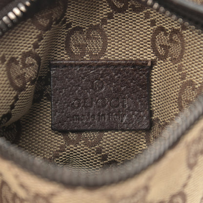 Gucci GG Monogram Web Double Pocket Belt Bag Dark Brown 9 of 16