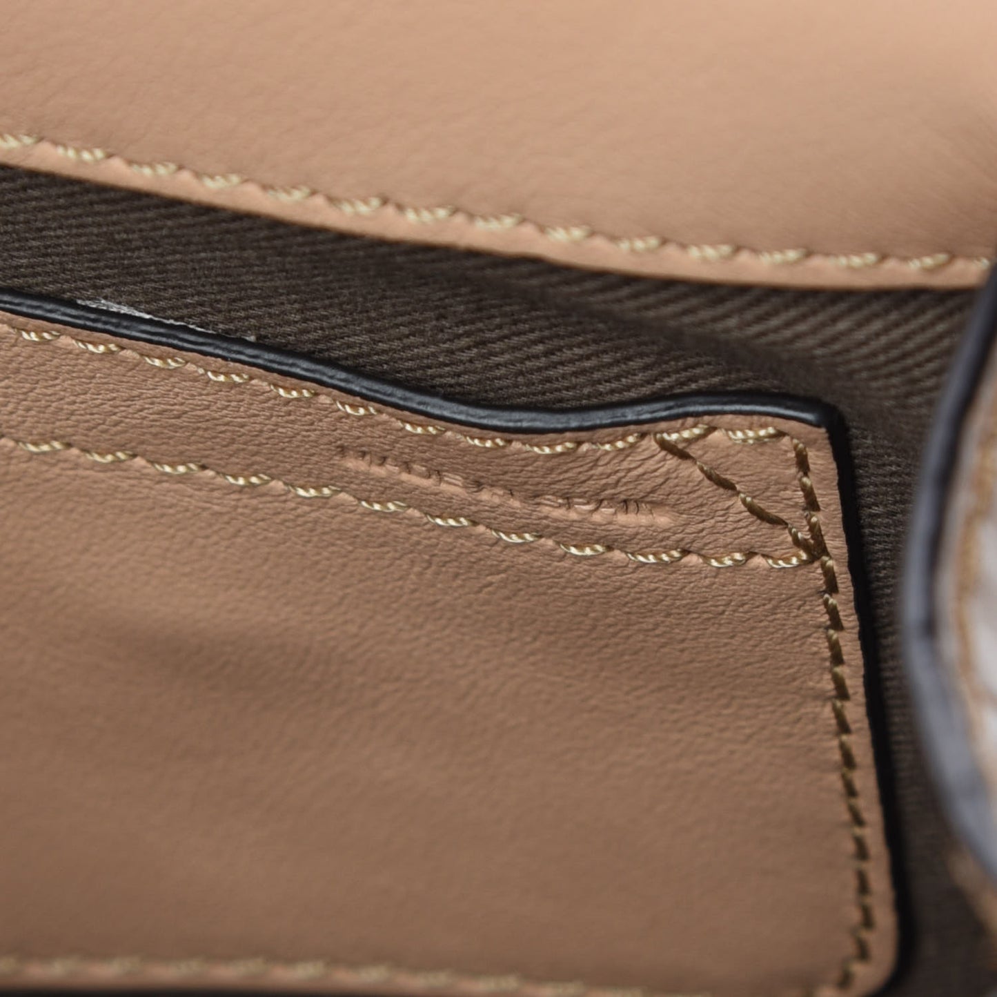 Calfskin Crocodile Embossed Mini Marcie Round Crossbody Bag Nut