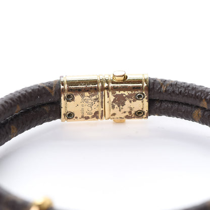 Louis Vuitton Monogram Keep It Twice Bracelet 19 6 of 7