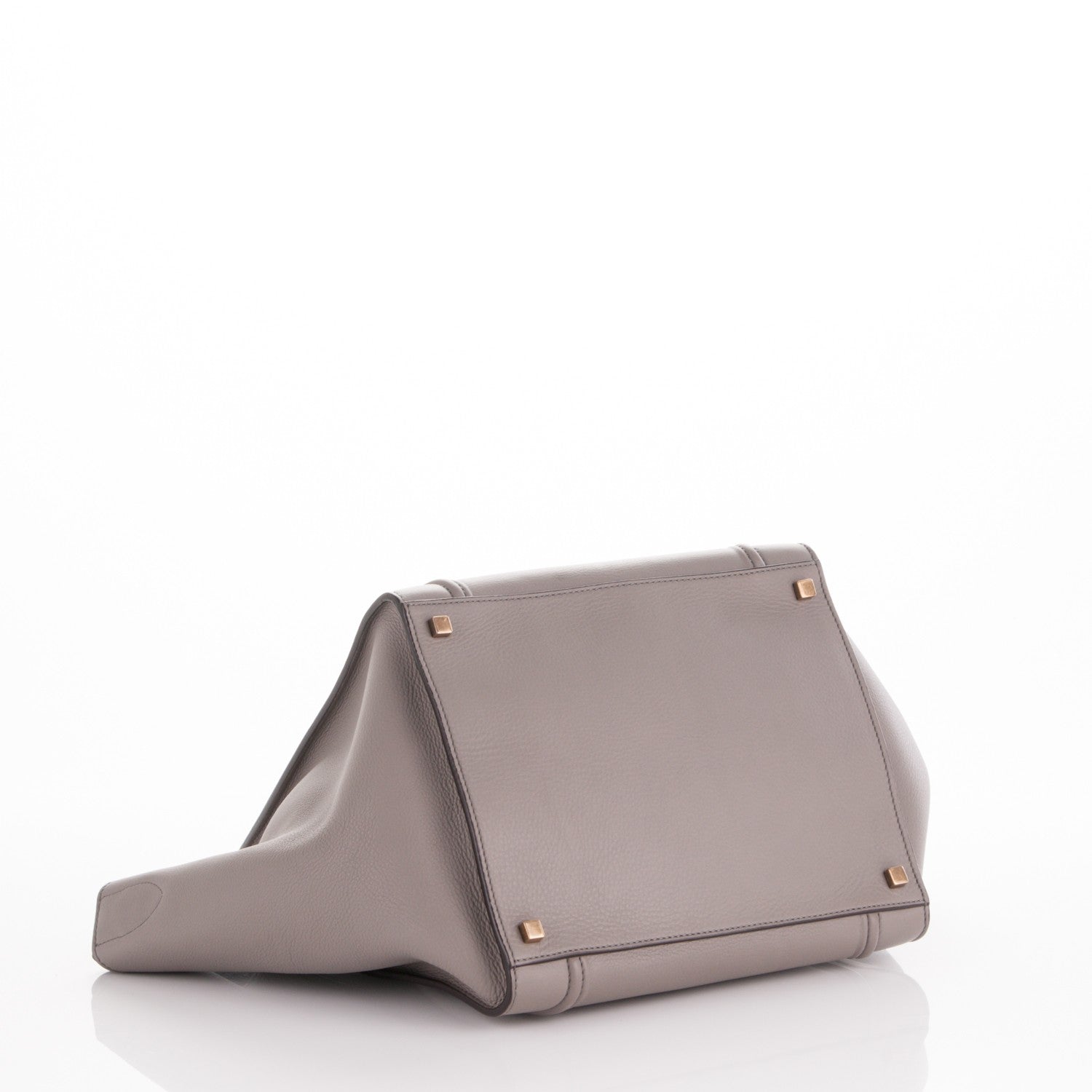 Celine Supple Calfskin Medium Phantom Luggage Grey 4 of 7