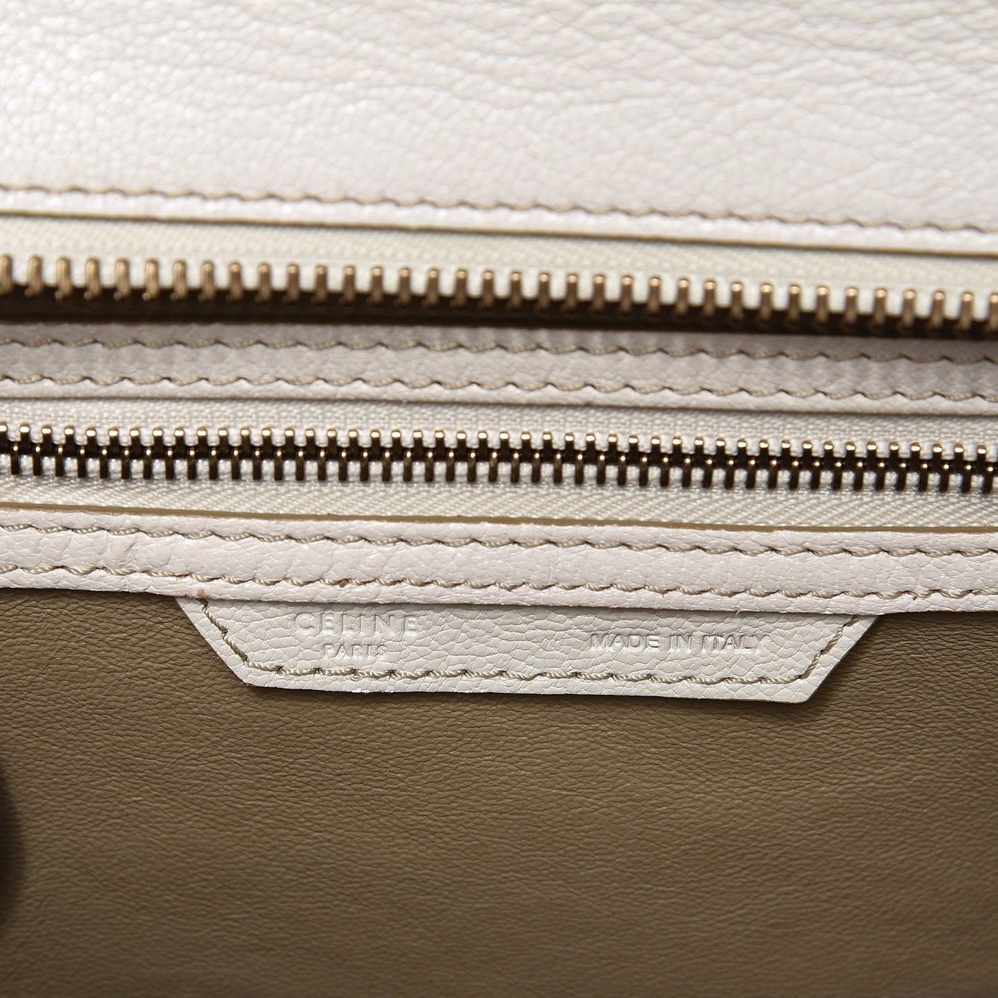 Goatskin Micro Luggage White