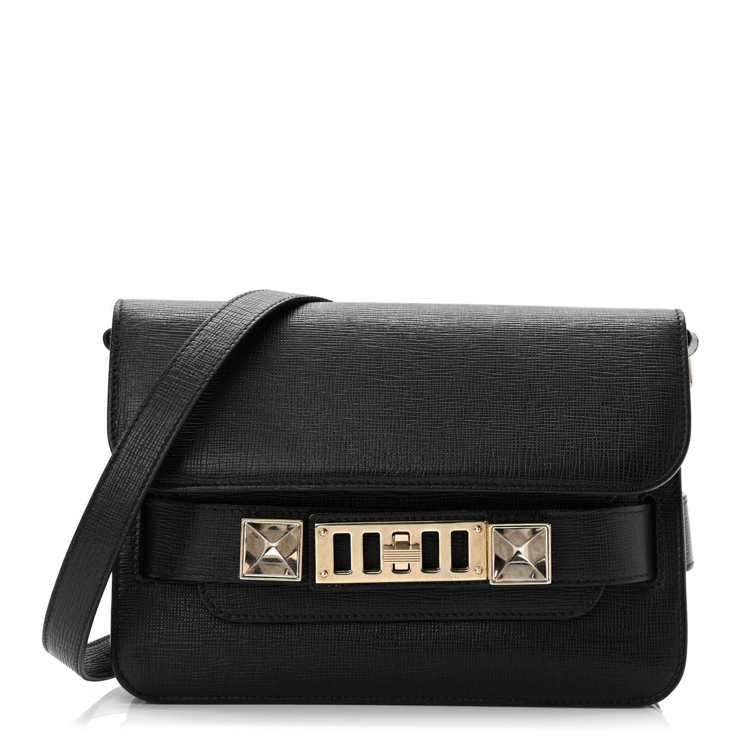 New Linosa Mini PS11 Classic Shoulder Bag Black