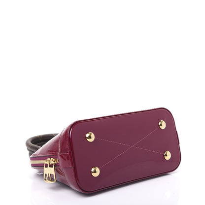 Louis Vuitton Patent Monogram Alma BB Magenta 3 of 12