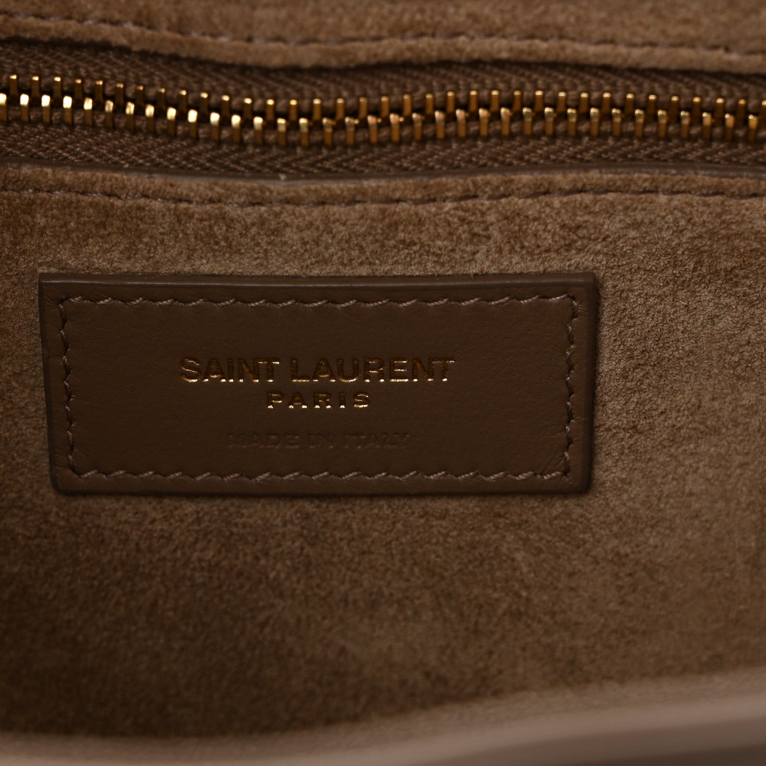 Saint Laurent Smooth Calfskin Le 5 A 7 Hobo Taupe 6 of 10