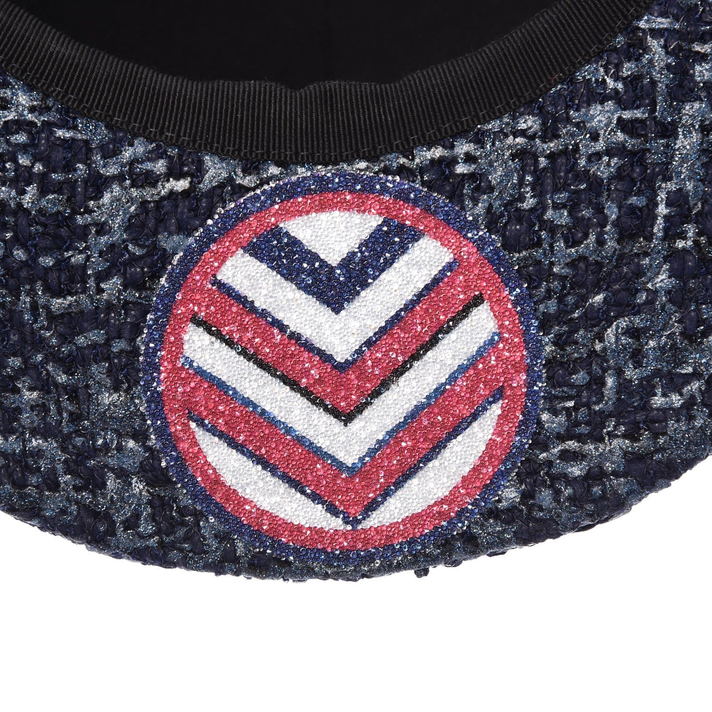 Cotton Glitter Strass Cap Hat Multicolor