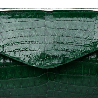 Nancy Gonzalez Crocodile Amour Clutch Green 10 of 16