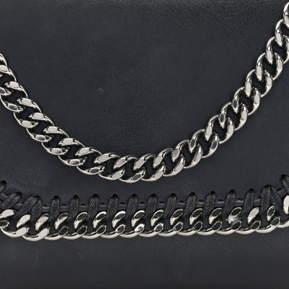 Stella McCartney Eco Alter Nappa Falabella Clutch with Chain Bag Black 7 of 7