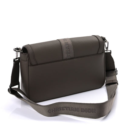 Christian Dior Grained Calfskin Hit The Road Bag Brown 2 of 8
