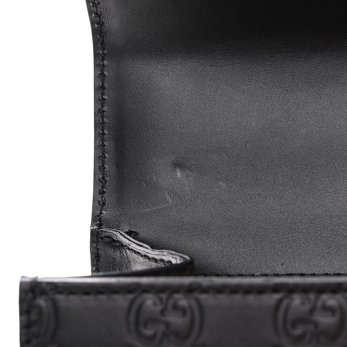 Guccissima Small Padlock Shoulder Bag Black