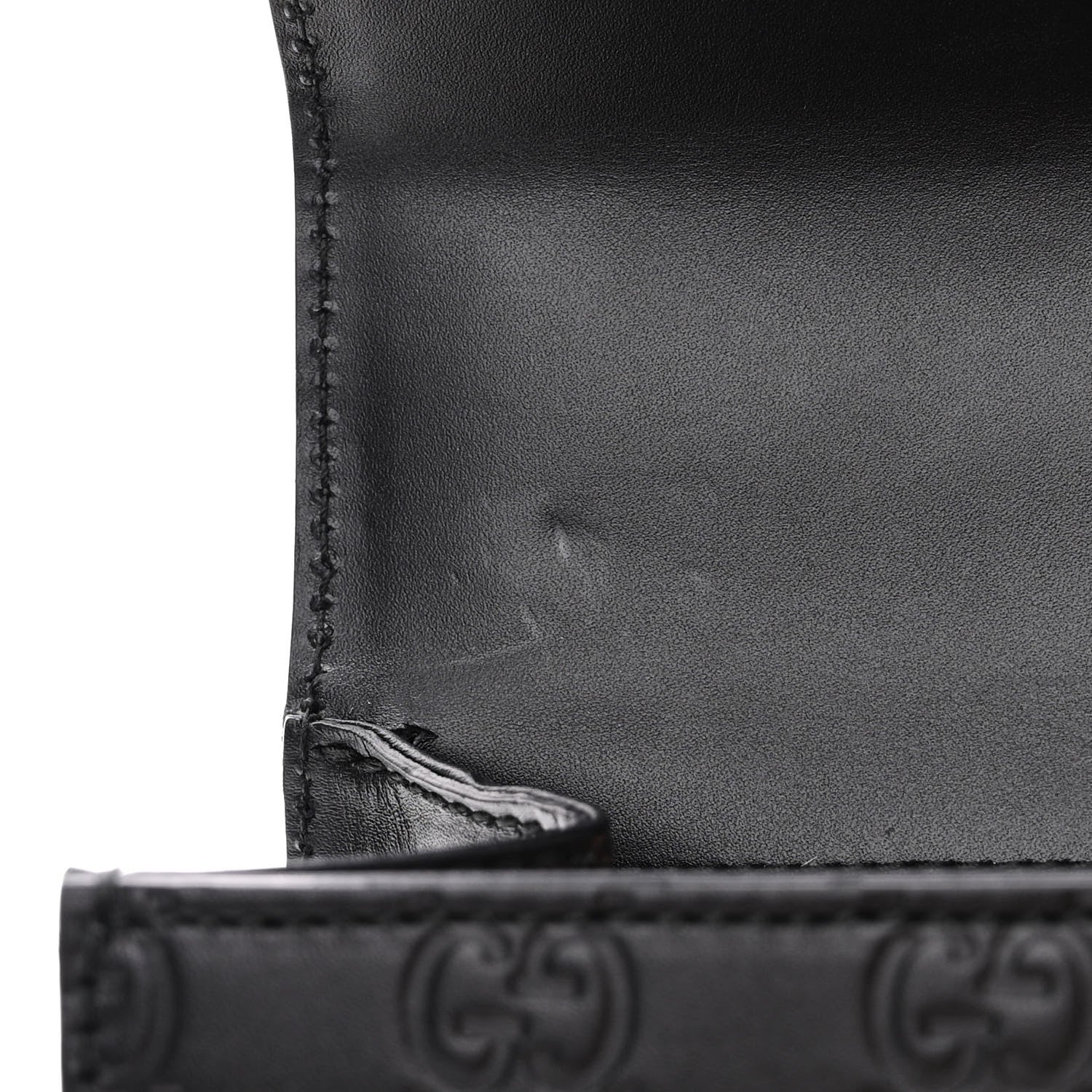 Gucci Guccissima Small Padlock Shoulder Bag Black 13 of 16