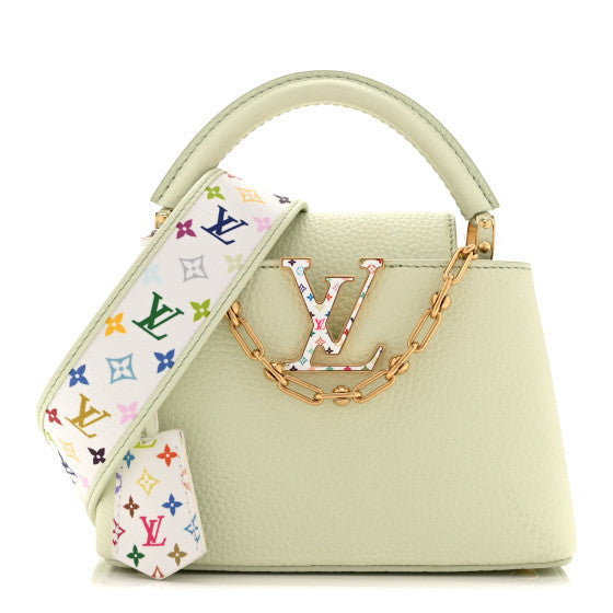 Louis Vuitton LV TM Taurillon Mini Capucines Green 1 of 1