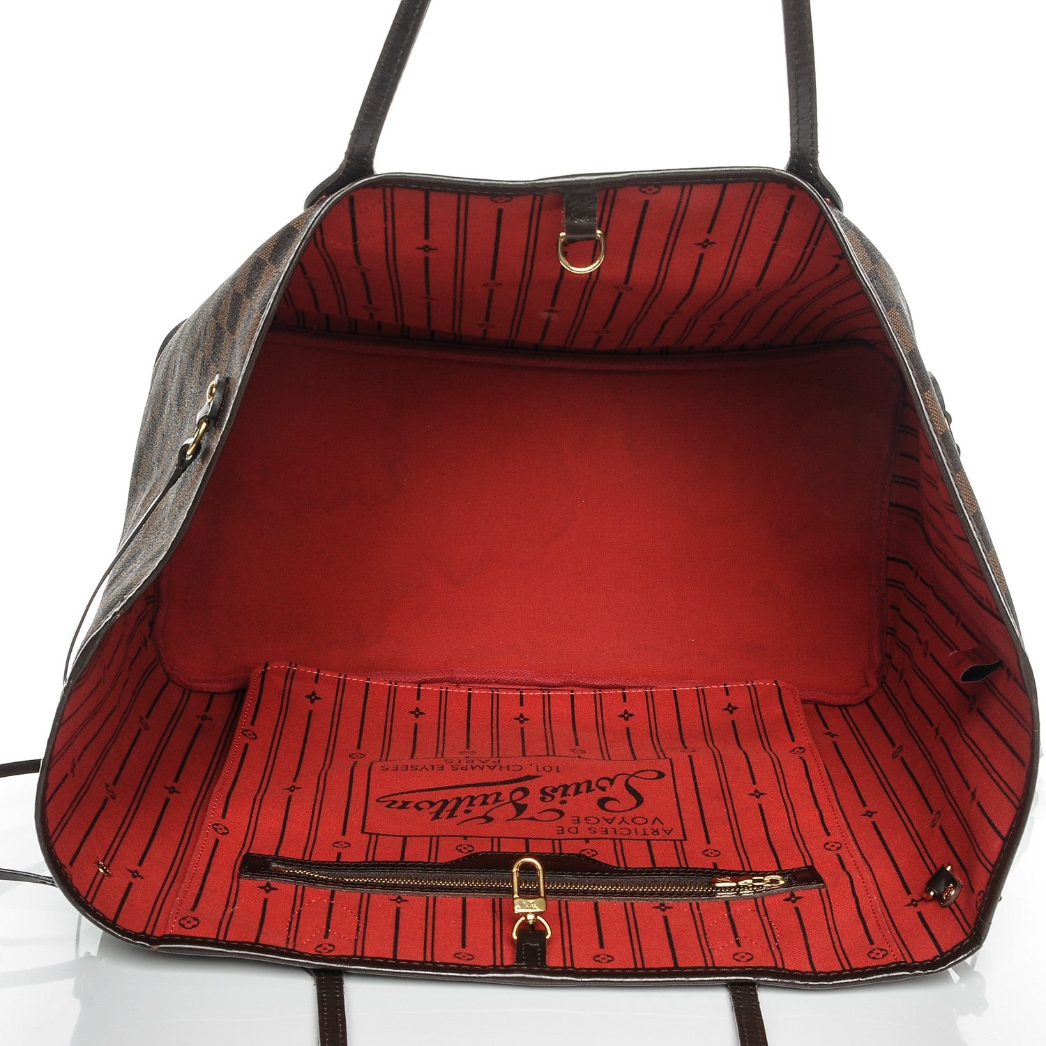 Louis Vuitton Damier Ebene Neverfull GM 5 of 15