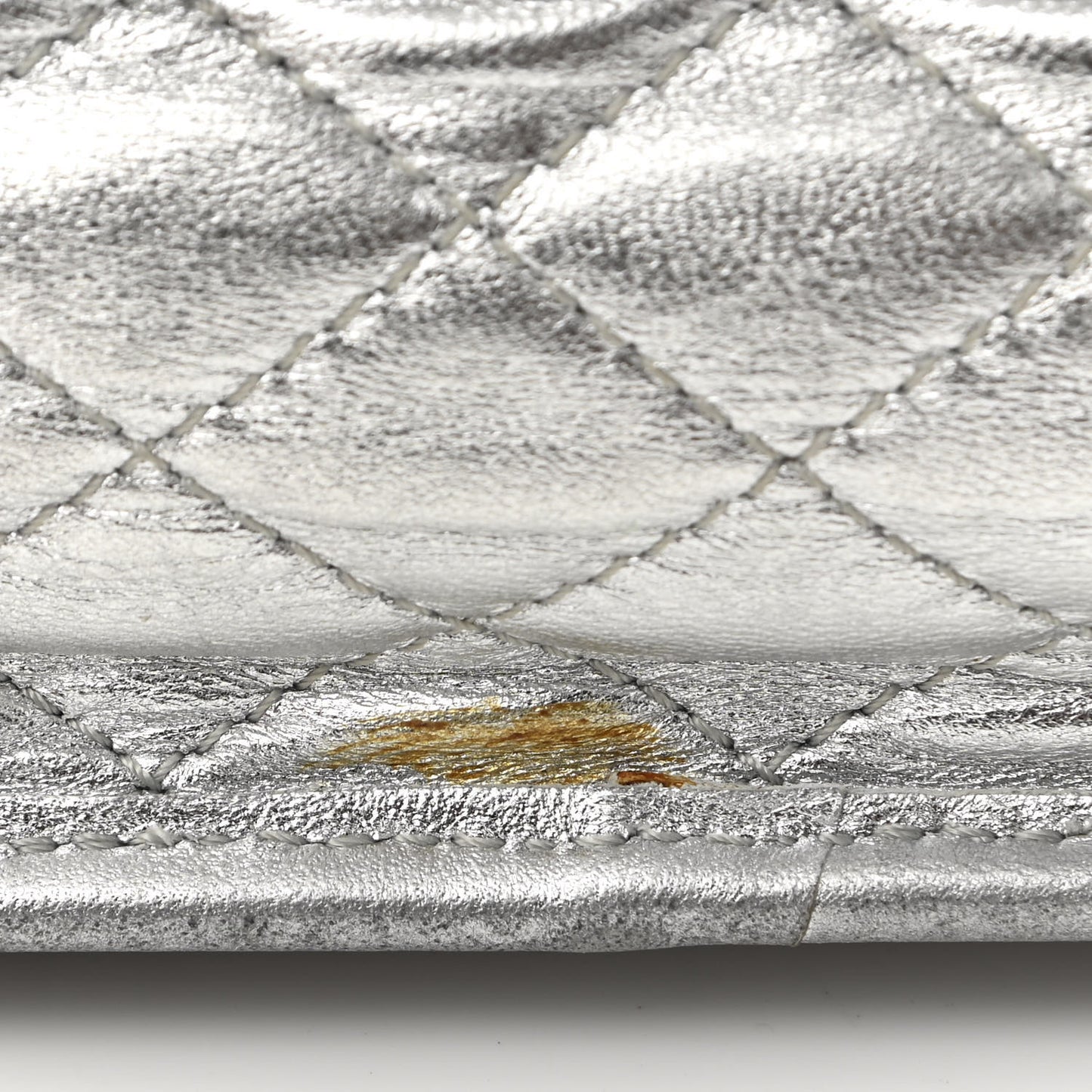 Vinyl Large Ice Cube Flap Silver