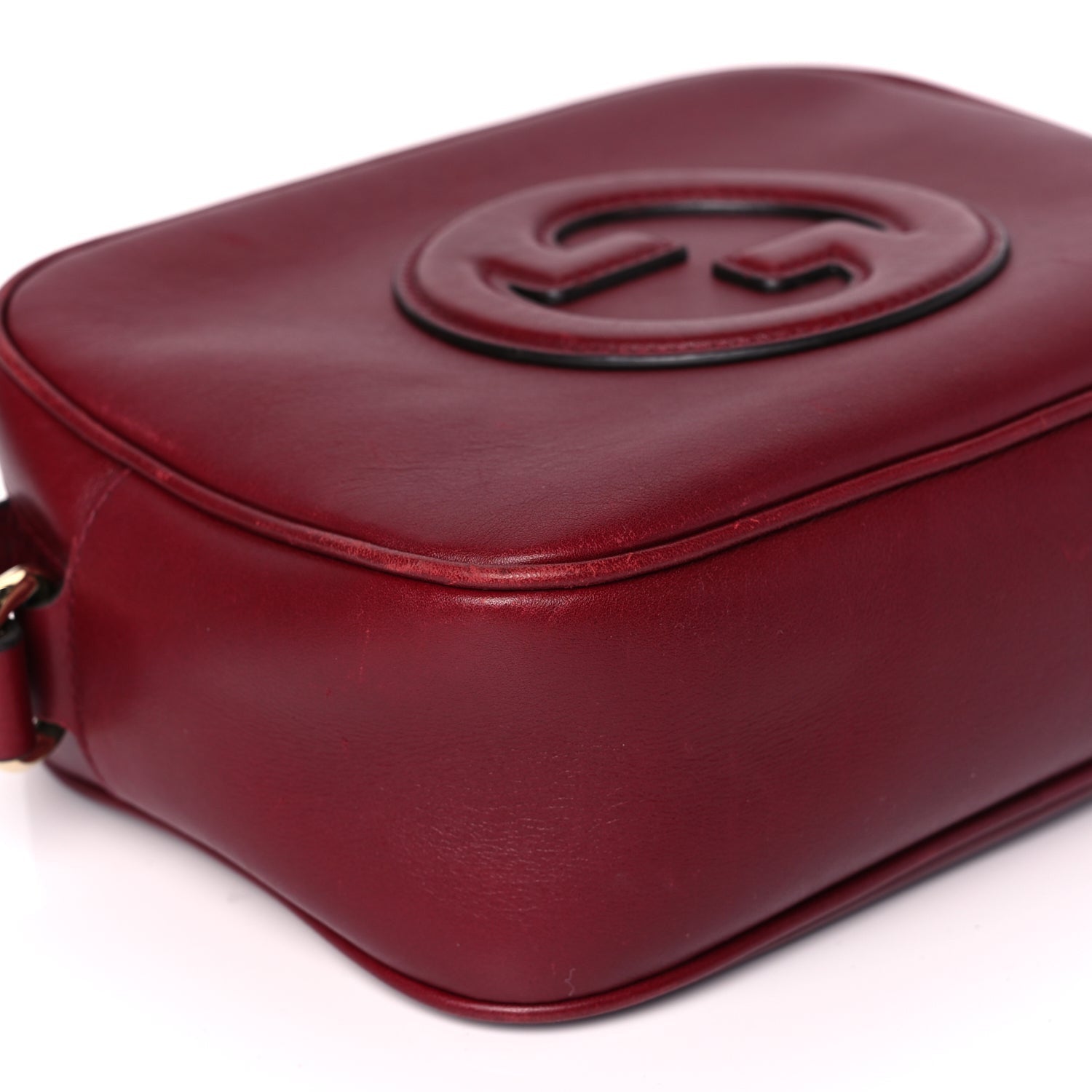 Gucci Calfskin Mini Blondie Bag  Rosso 8 of 9