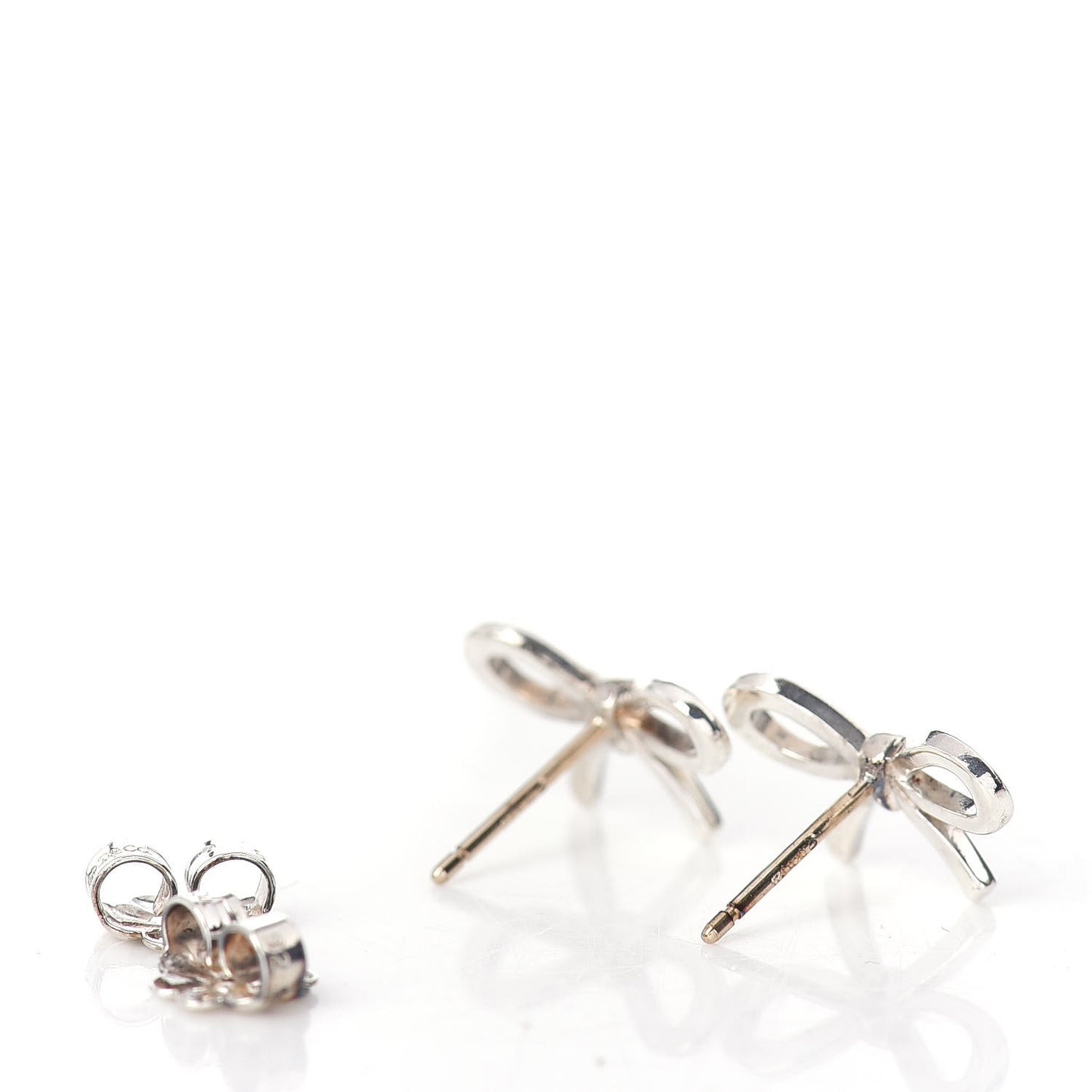Sterling Silver Bow Earrings