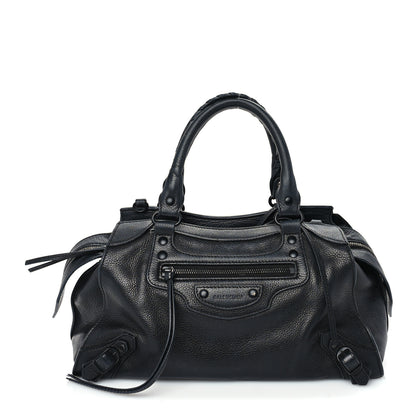 Balenciaga Grained Calfskin Neo Classic Black Hardware S City Black 1 of 8