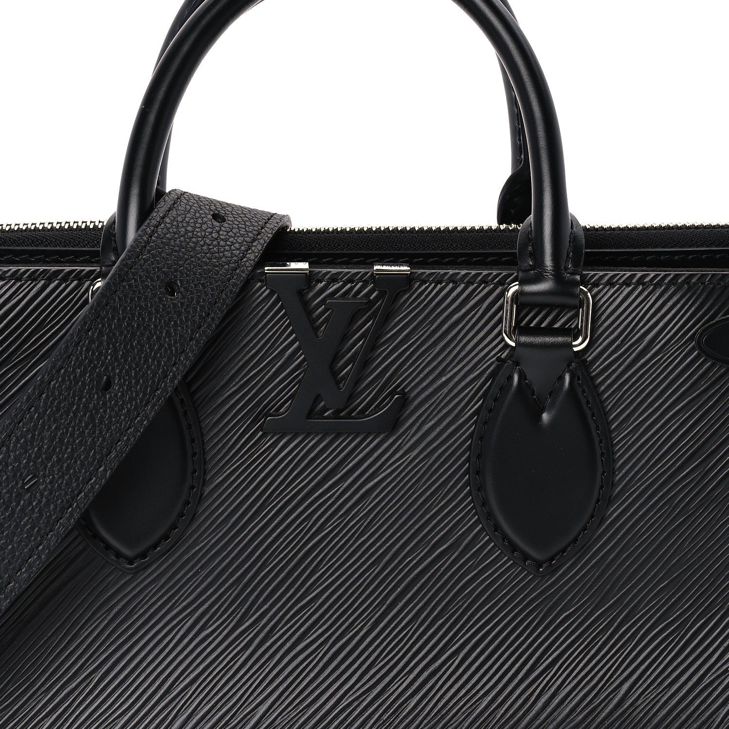 Louis Vuitton Epi Grenelle Tote MM  Black 6 of 8