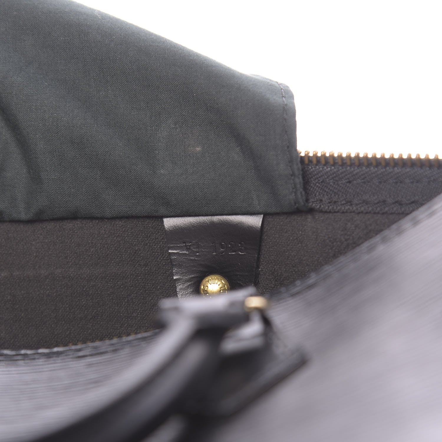 Louis Vuitton Epi Speedy 30 Black 7 of 10