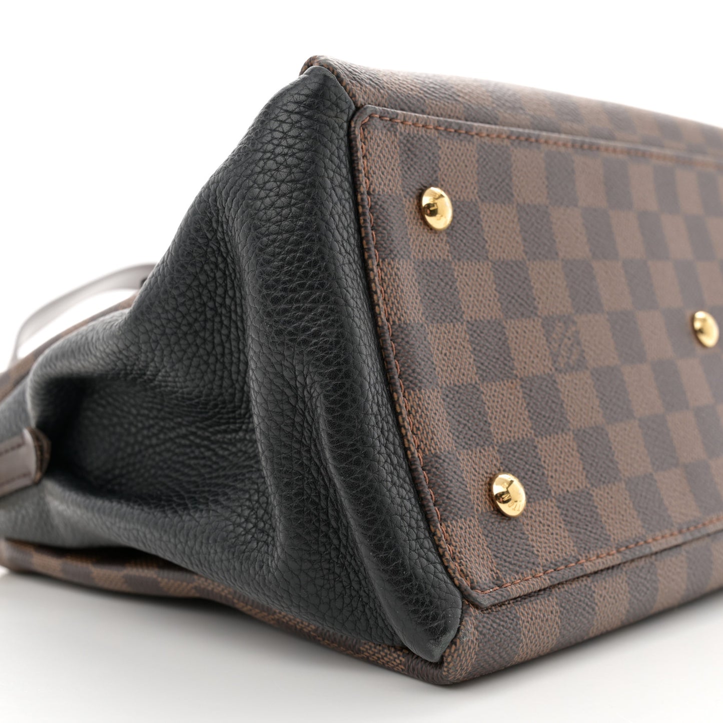 Cuir Taurillon Damier Ebene Normandy Black