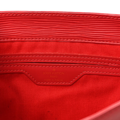 Louis Vuitton Epi Sac Plat PM Castillan Red 6 of 10
