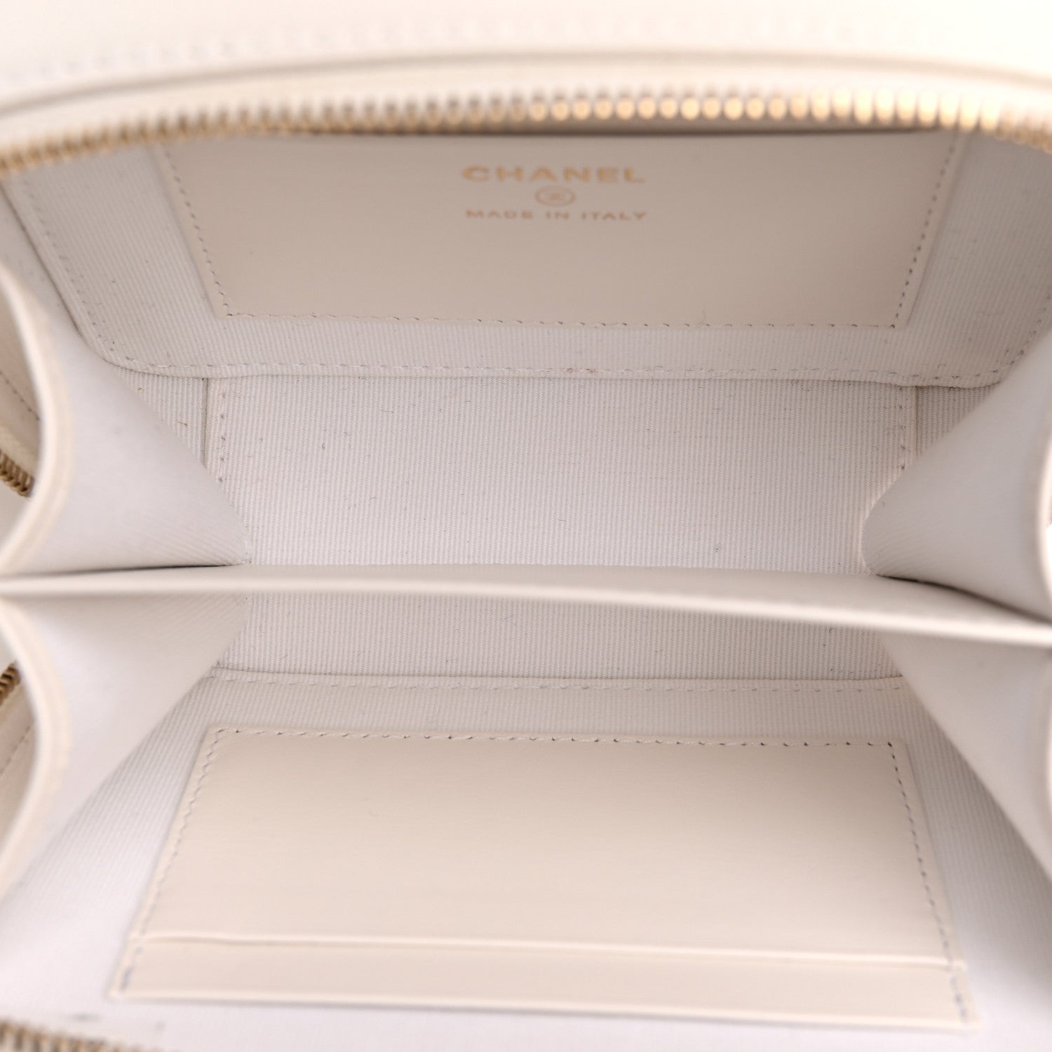 Chanel Caviar Quilted Camera Bag White 5 of 12