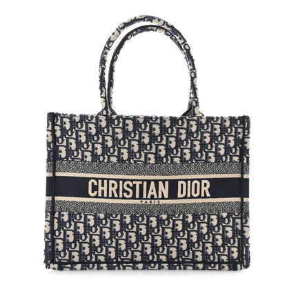Christian Dior Oblique Medium Book Tote Blue Multicolor 1 of 7