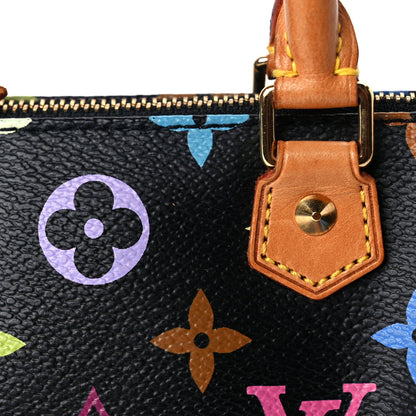 Louis Vuitton Monogram Multicolor Mini Sac HL Speedy Black 6 of 8