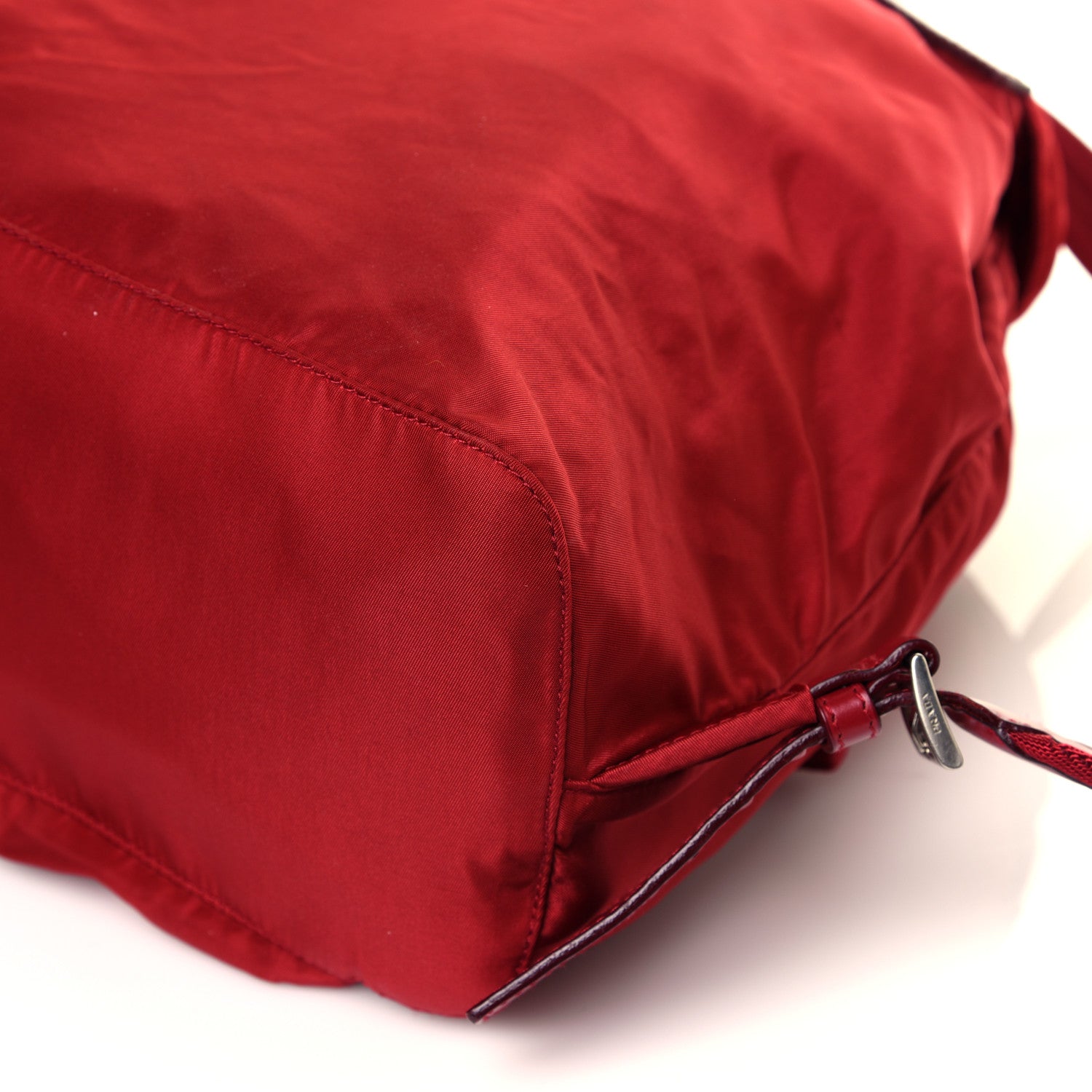 Prada Nylon Vela Single Buckle Backpack Rosso 13 of 16