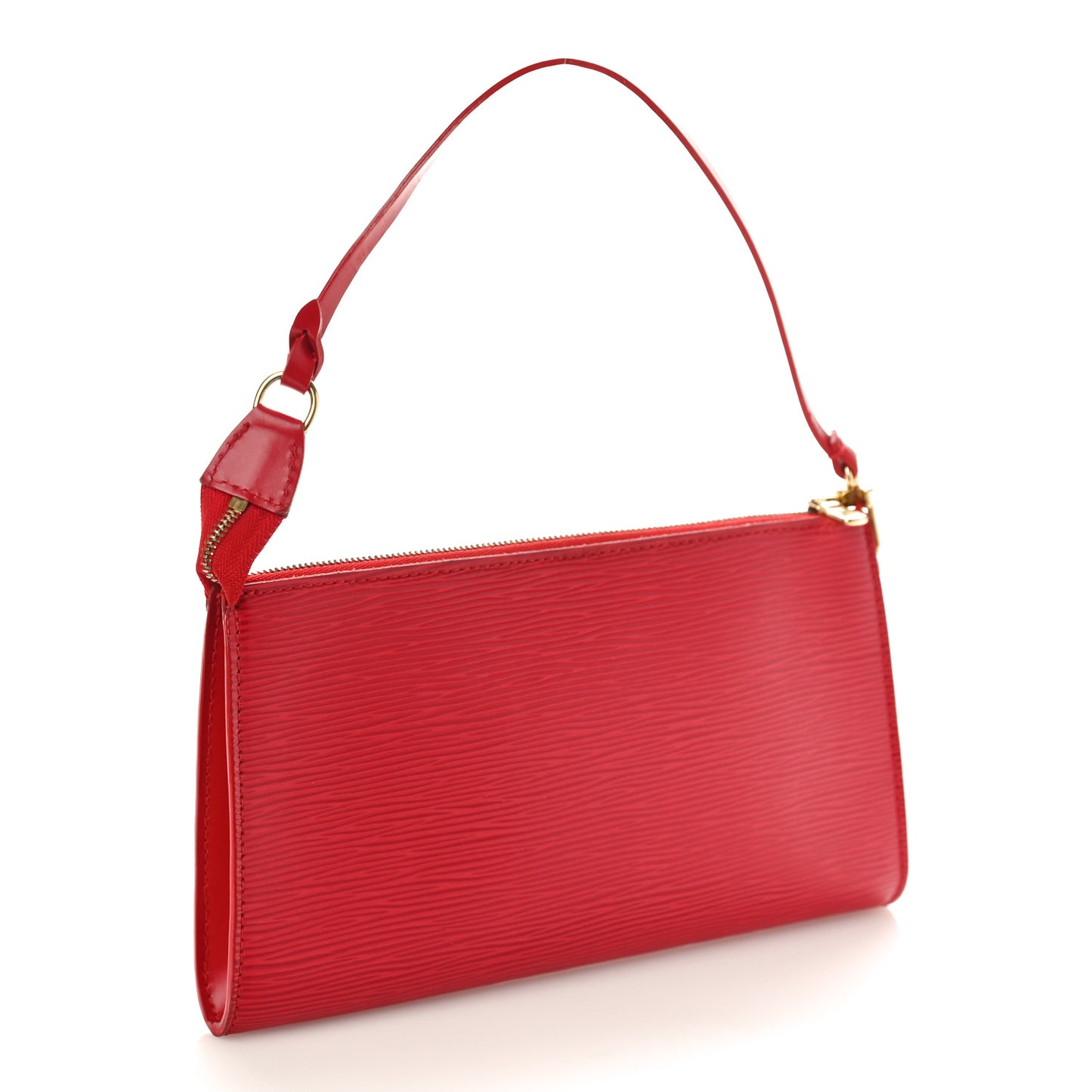 Epi Pochette Accessories 24 Castillan Red