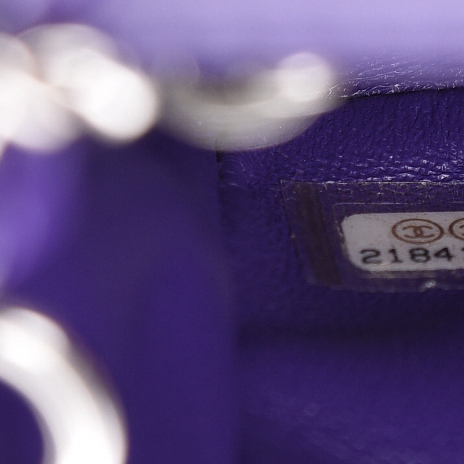 Chanel Patent Quilted Mini Rectangular Flap Purple 7 of 8