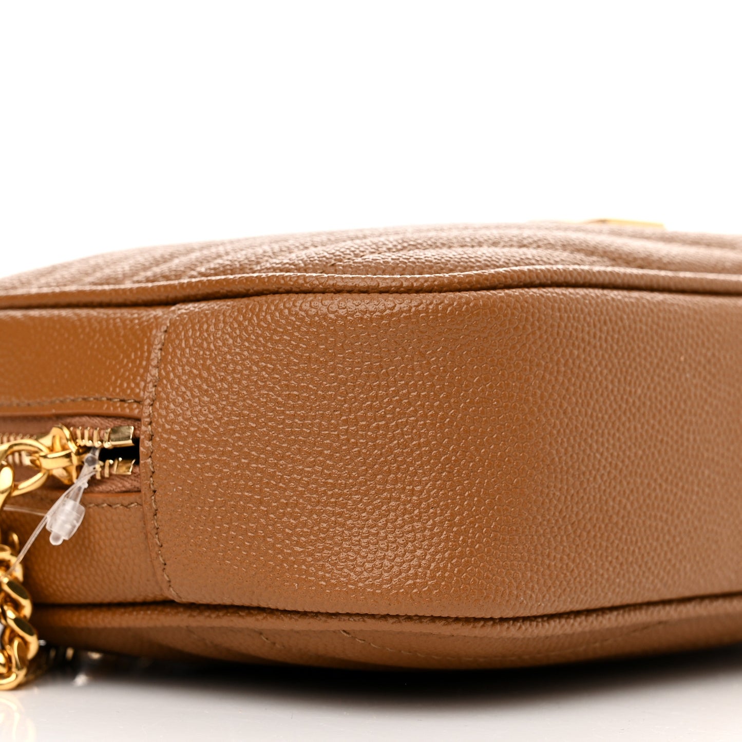 Grain De Poudre Matelasse Monogram Mini Lou Camera Bag Dark Natural