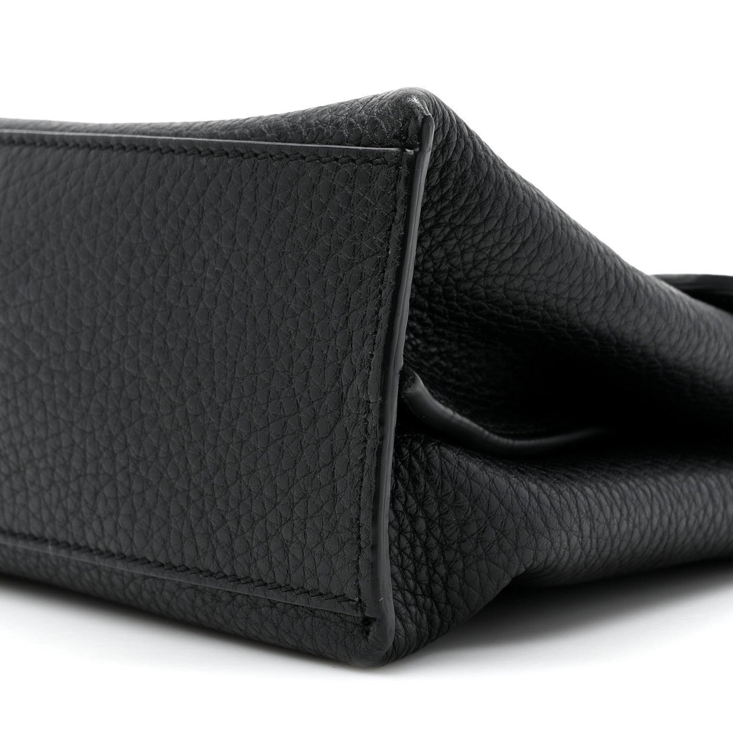 Gucci Cellarius Calfskin Small Bamboo Daily Top Handle Bag Black 8 of 9