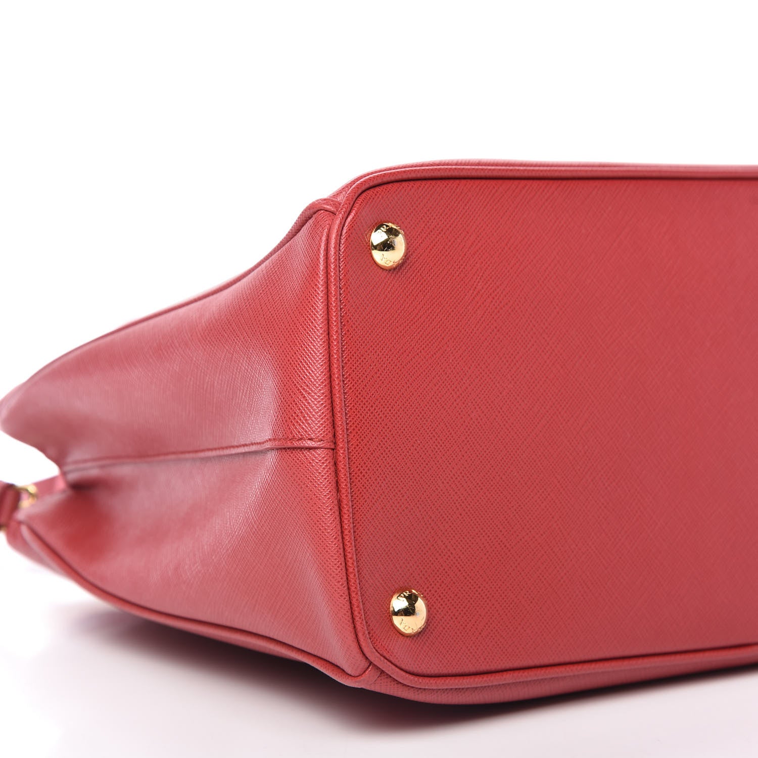 Prada Saffiano Lux Medium Tote Fuoco 6 of 10