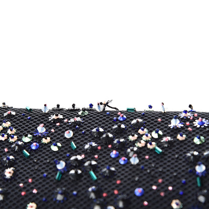 Christian Dior Lambskin Cannage Embellished Small Stardust Backpack Light Blue Black 13 of 13