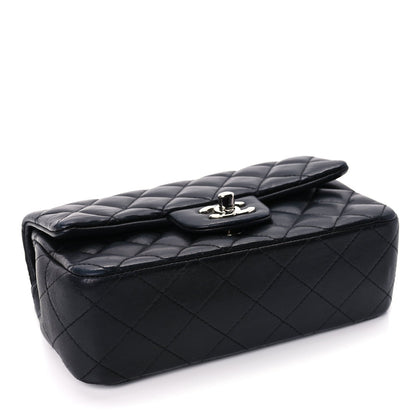 Chanel Lambskin Quilted Mini Rectangular Flap Black 3 of 10