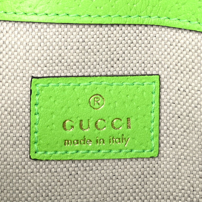 Gucci GG Supreme Monogram Web Small Ophidia Belt Bag Beige Ebony Electric Green Ebony Electric Green 5 of 9