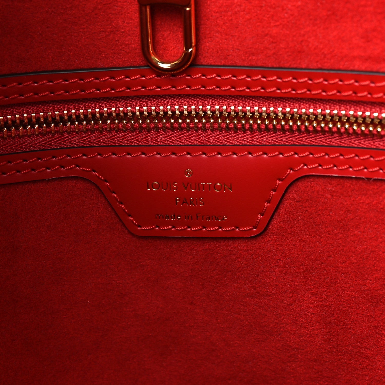 Louis Vuitton Epi Neverfull MM Castillan Red 5 of 8
